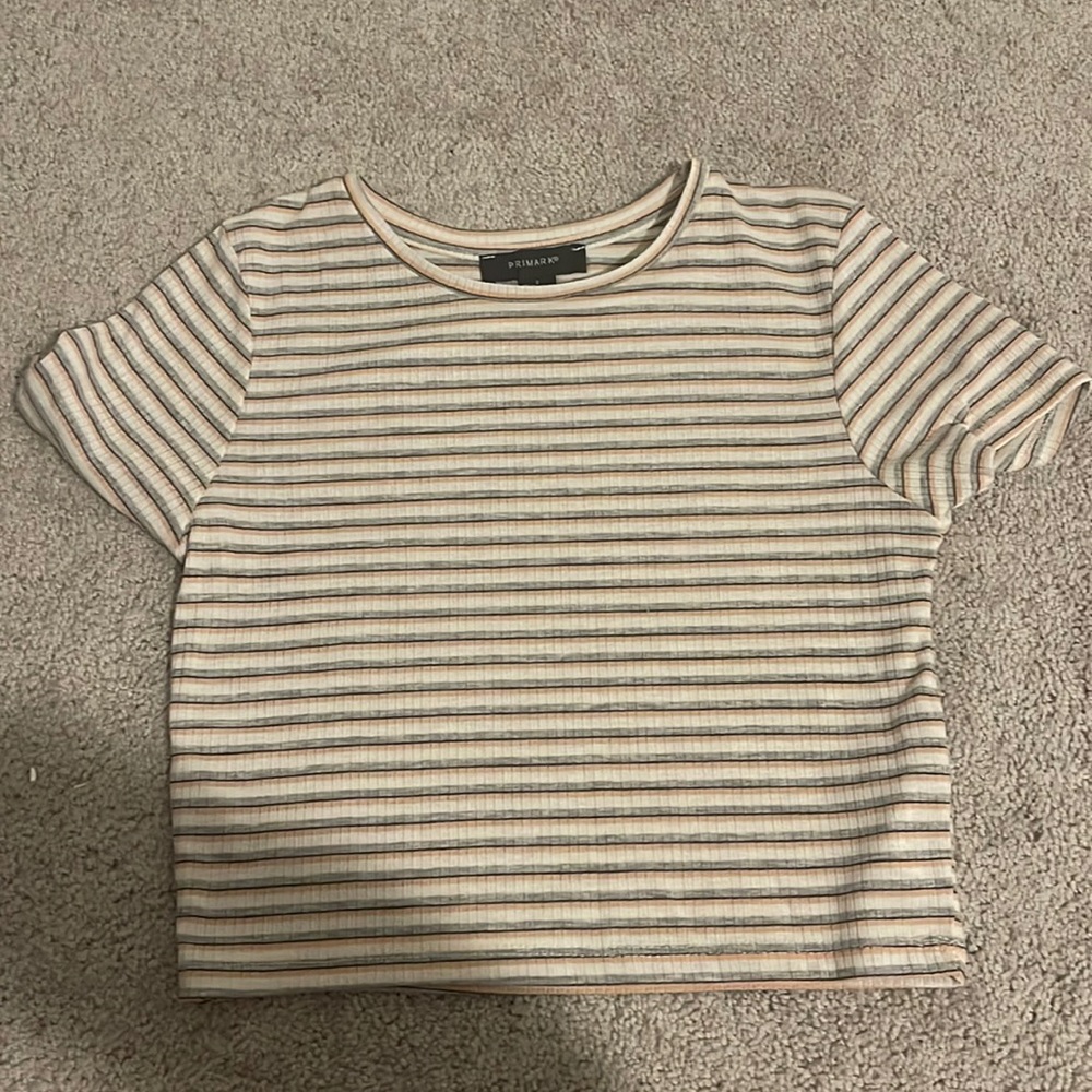 Small striped crop top